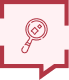 Magnifying glass icon symbolising research and insight