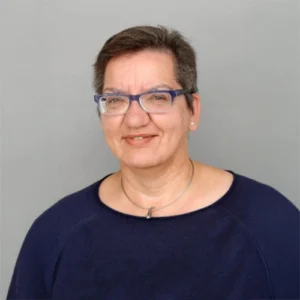 Professional woman portrait in academic setting